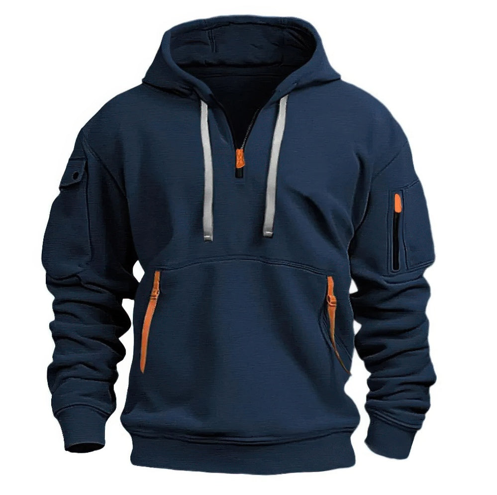 Bequemer und lässiger Fudus Kapuzenpullover aus Baumwolle