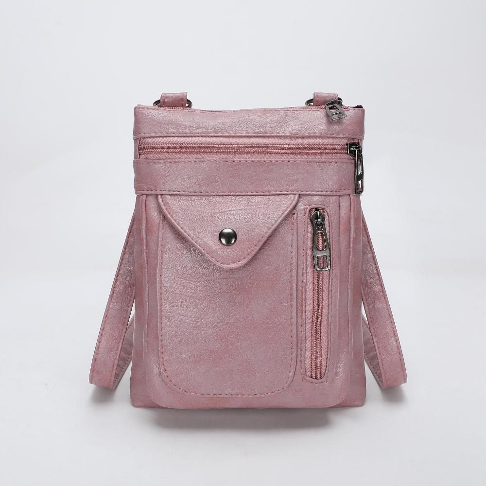 Sac Bandoulière Rebecca Amawinc En Cuir Végane Avec Bretelle Ajustable Et Plusieurs Poches Pour Usage Quotidien