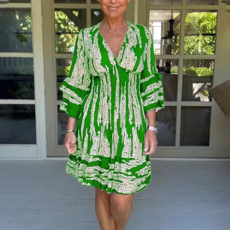 Sommerkleid mit Glockenärmeln von Fudus