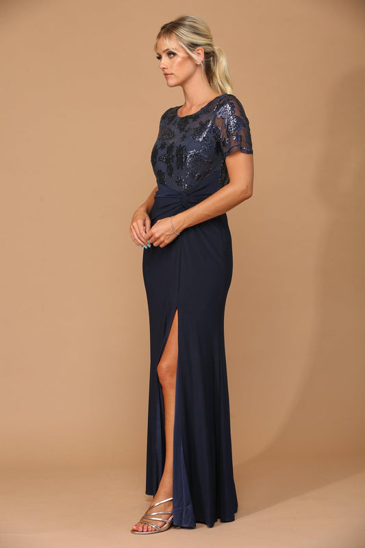 Long Formal Mother of the Bride Evening Dress Sale - Amawinc