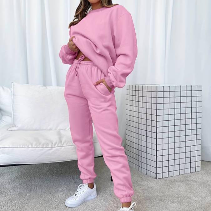 Jenna Ensemble Sweatshirt Et Joggers Assortis Pour Femme Confort Et Style Décontracté Moderne
