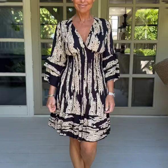 Sommerkleid mit Glockenärmeln von Fudus