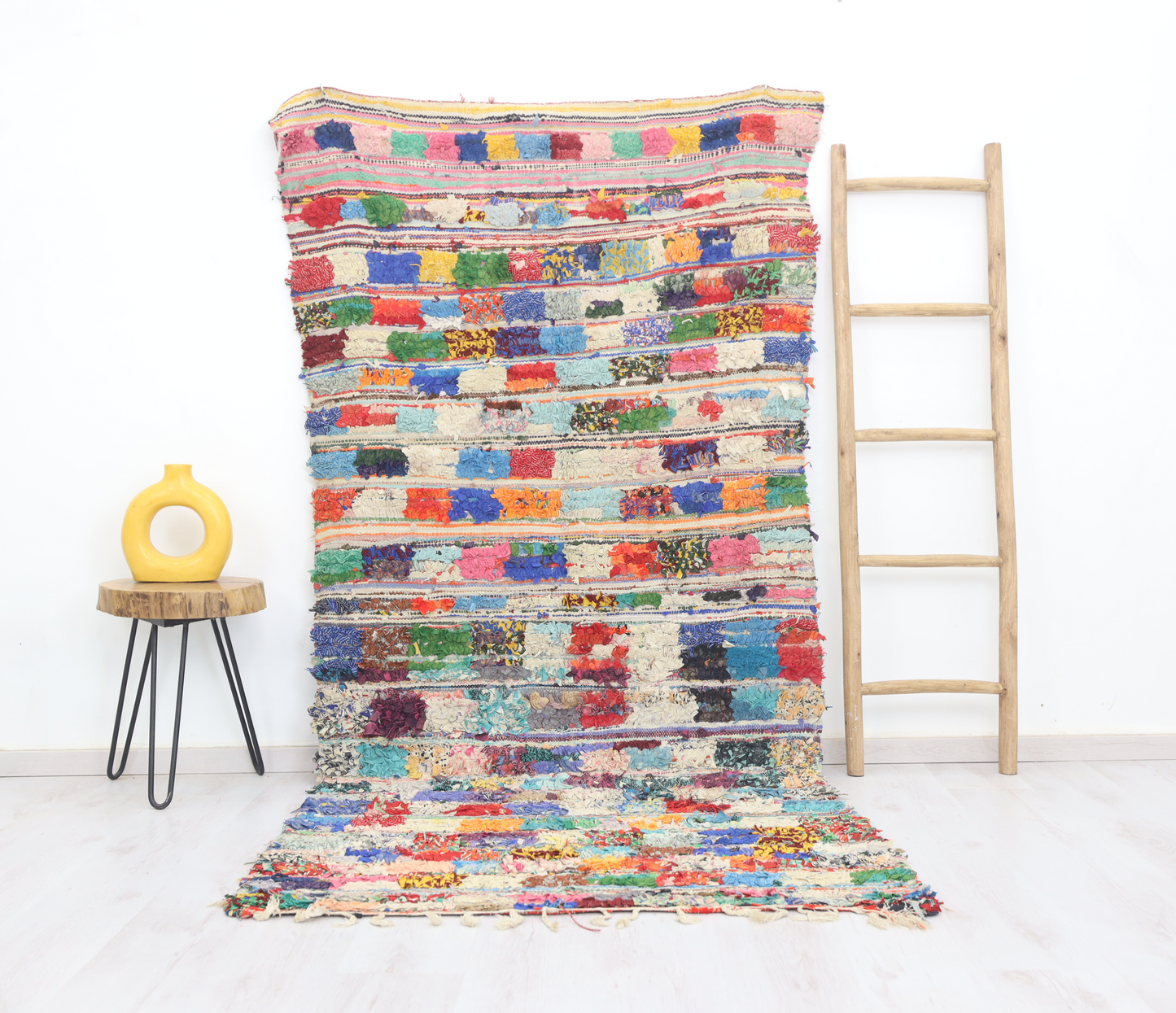 Addul Moroccan Rug 4'2" x 8'3" - Amawinc