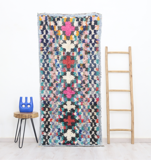 Asirem Moroccan Rug 2'9" x 6'9" - Amawinc