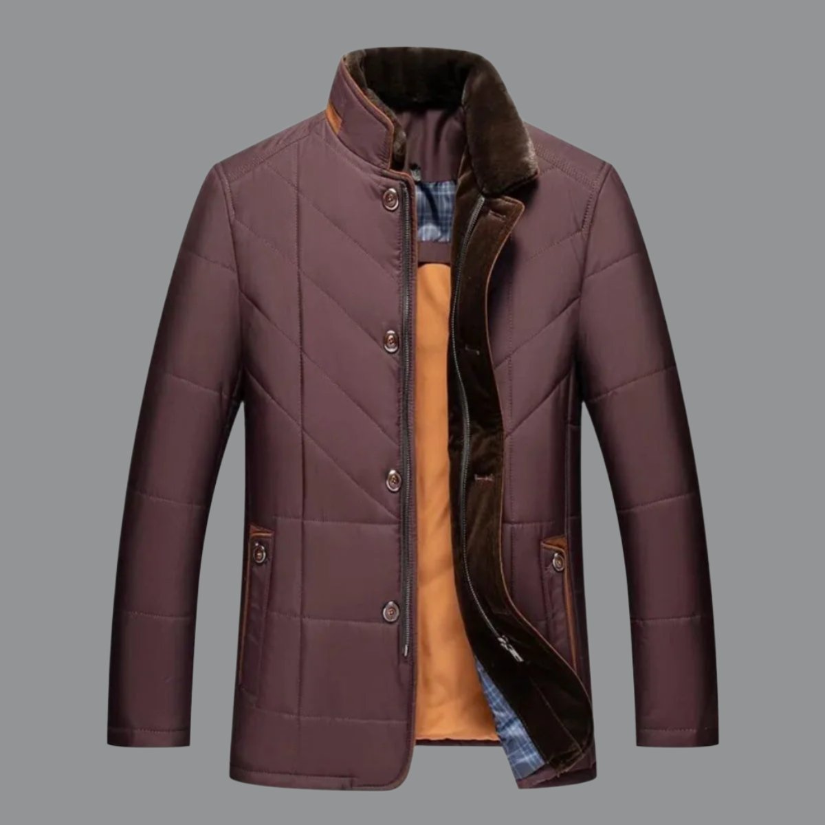 Manteau Chaud Pour L Hiver Veste Thermique Confort Supérieur Style Intemporel Et Coupe Ajustée