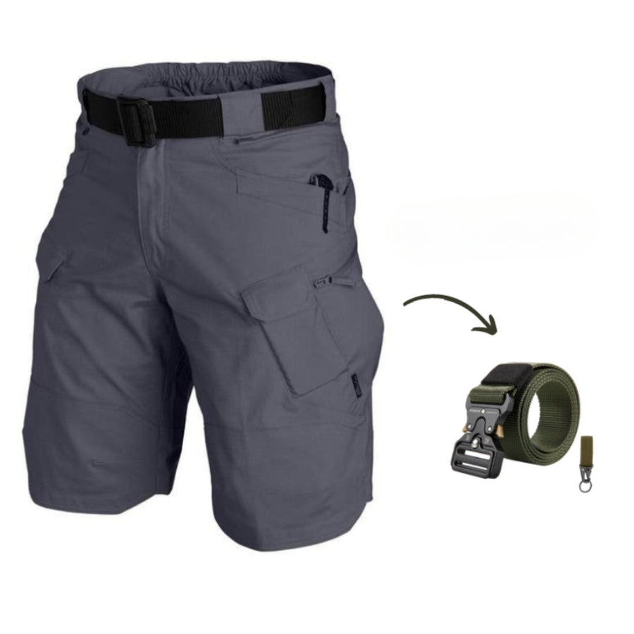 DAMIAN Cargo Shorts: 7 Pockets and Free Belt
