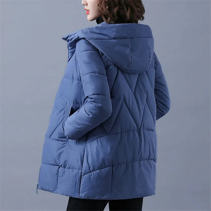 Chloe Manteau Hiver Pour Femmes Avec Capuche Confortable Et Chaud Rembourrage Isolant Style Intemporel