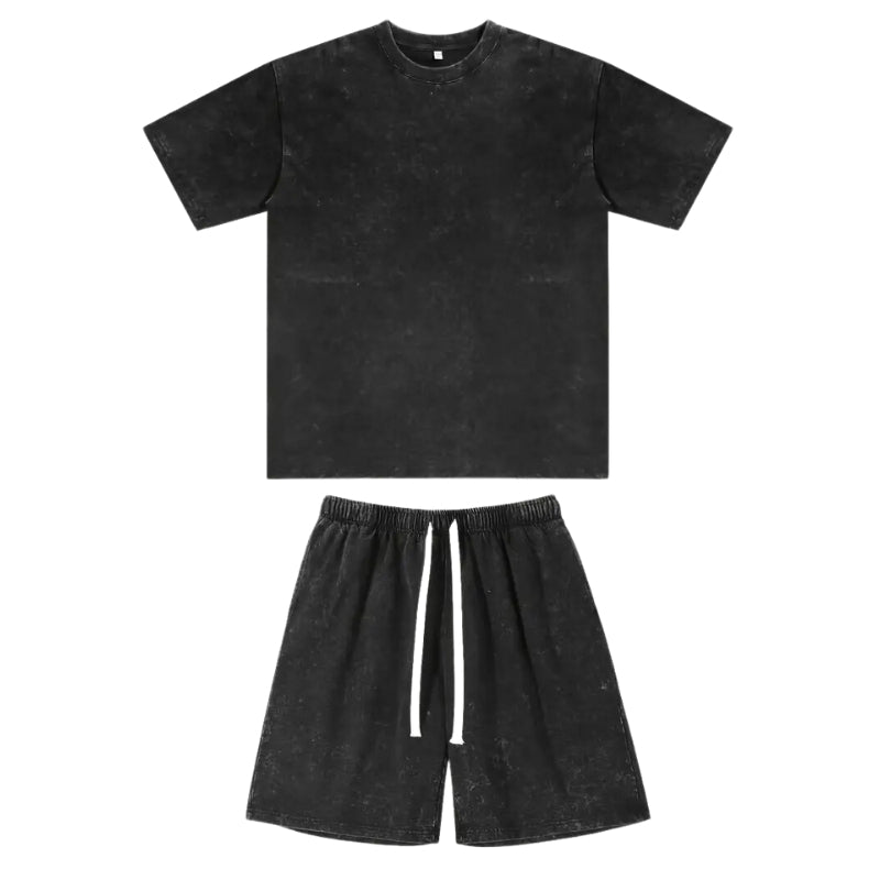 Ensemble Deux Pièces Merik En Coton Lavé Vintage Pour Jours Chauds Confortables