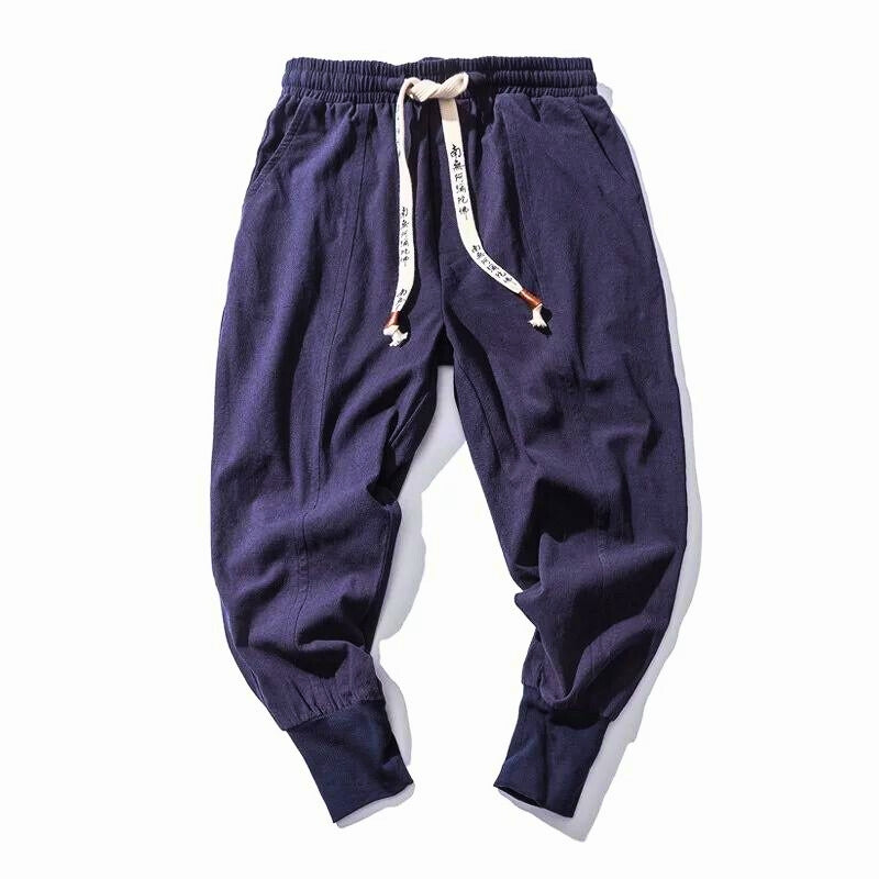 Mayfair Joggers Pantalon De Jogging En Lin Et Coton Luxueux Héritage Coréen Et Design Moderne