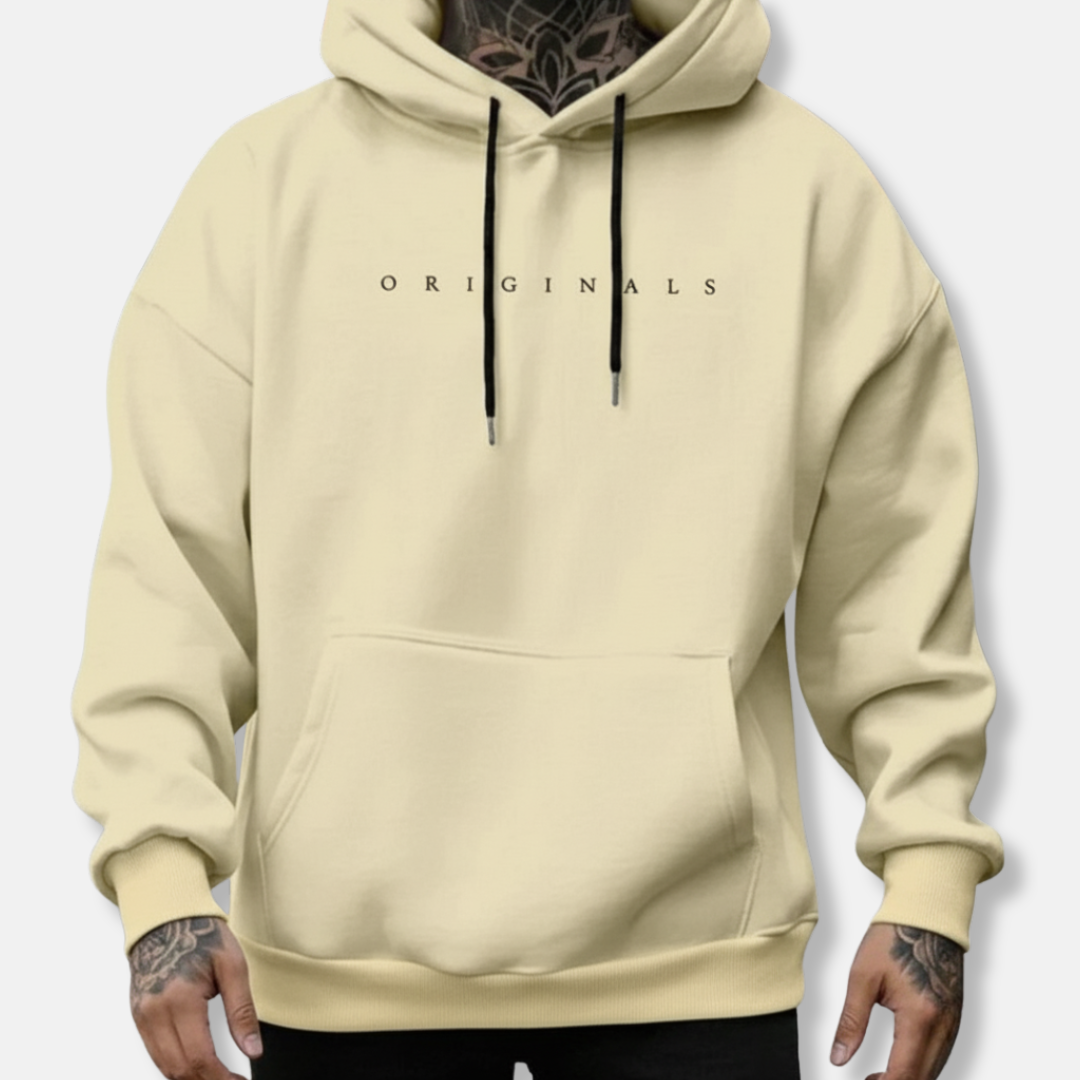 Hoodie En Coton Oliver Originals Avec Logo Minimaliste Sur La Poitrine Coupe Classique Pour Homme Confort Doux