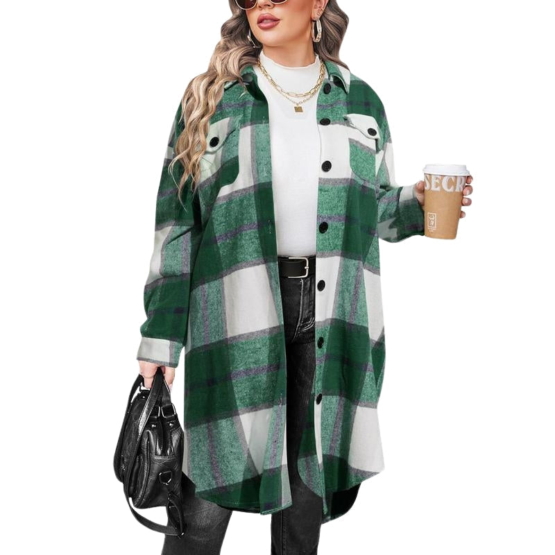Chemise Flanelle À Carreaux Pour Taille Plus Chaude Légère Et Confortable Avec Coupe Décontractée Pour Le Port Quotidien