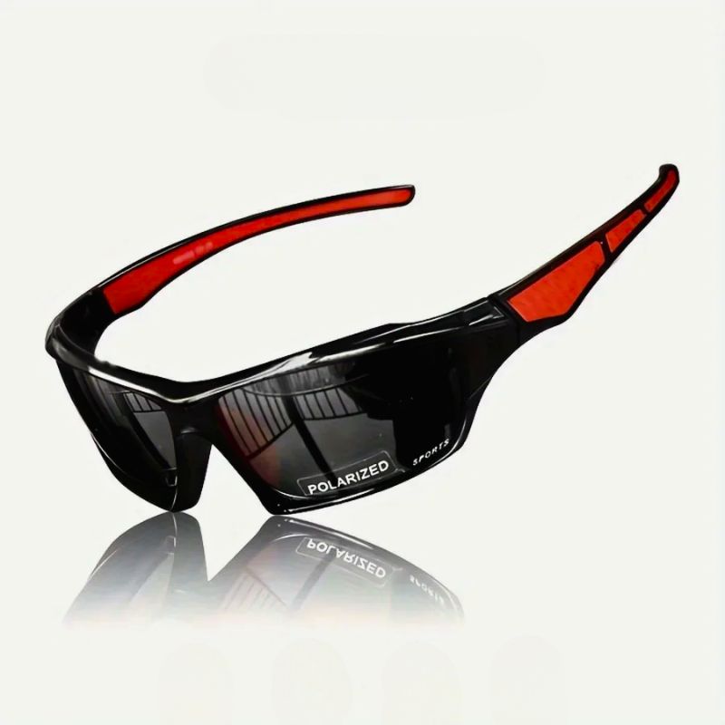 Pulse Lunettes De Soleil Polarisées Pour Le Sport Avec Protection UV400 Ultra Légères Cadre Durable Anti Reflet