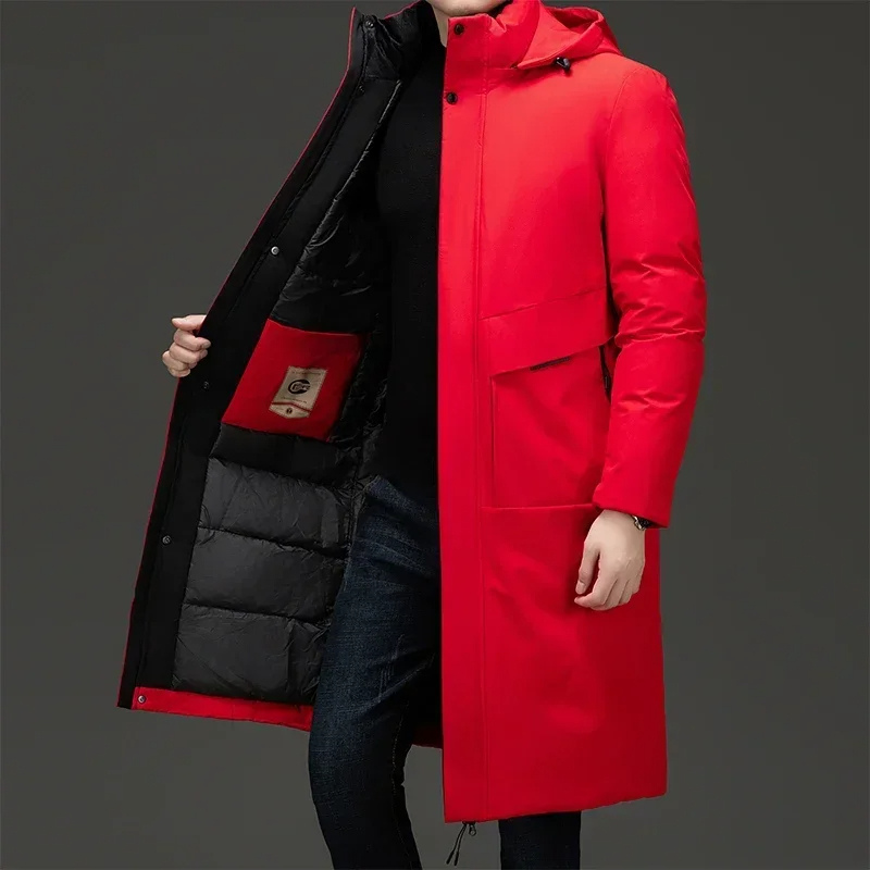 Manteau D'Hiver Isolé Avec Zip Devant Pour Hommes Amawinc Evan Confort Et Style Urbain