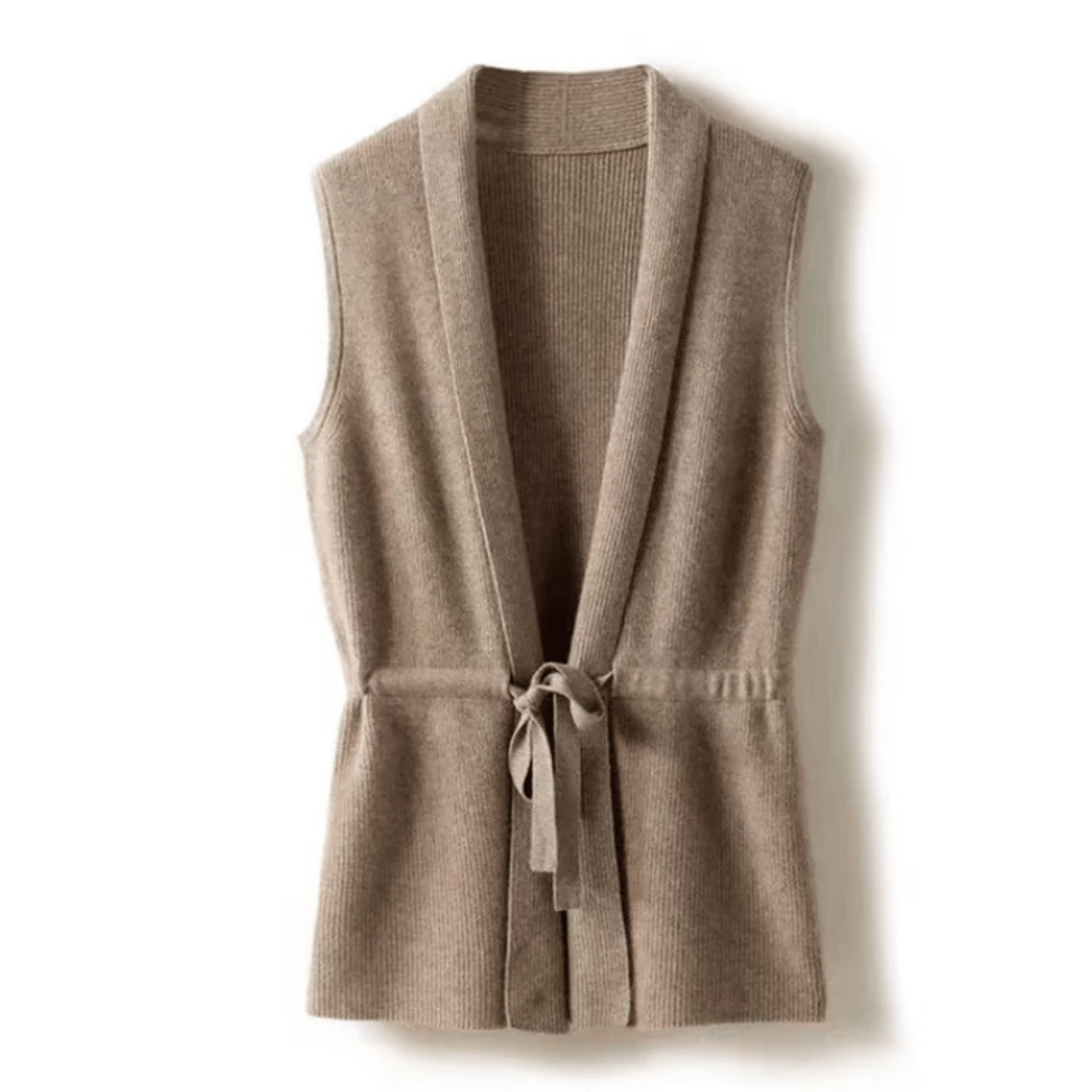 Amawinc Clara Gilet Cache Coeur En Maille Douce Et Élégante Wrap Devant Pour Tenue Chic Quotidienne