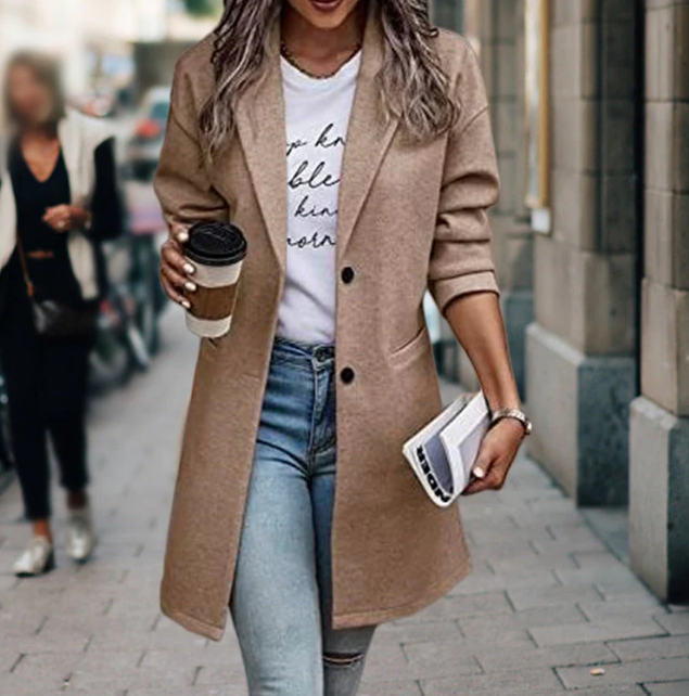 Damen Wollmantel Pristina