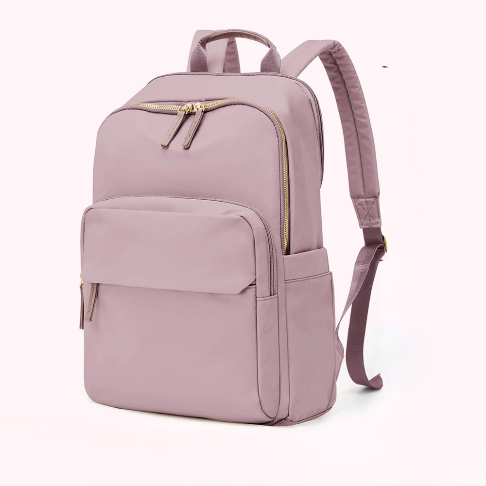 Sac À Dos Cambridge Court Amawinc Résistant À L Eau Avec Compartiment Pour Ordinateur Portable Et Ferrures Dorées