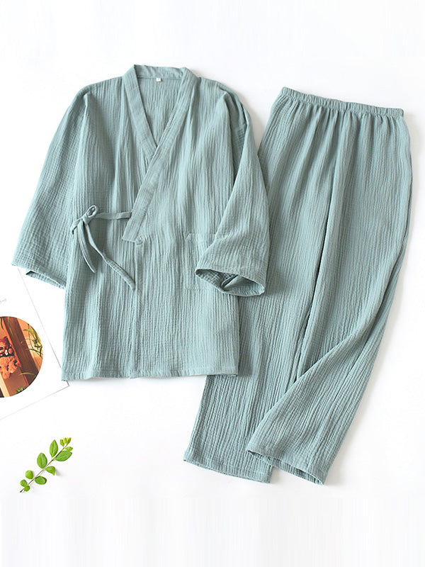 Hailey Pyjama Deux Pièces Femme Style Wrap Confortable Pour Détente Soirée Nuit À Domicile