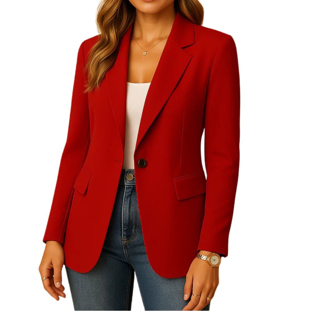 Veste Blazer Femme Cintrée Pour Travail et Quotidien Polyvalente Pour Réunions et Sorties Décontractées Amawinc