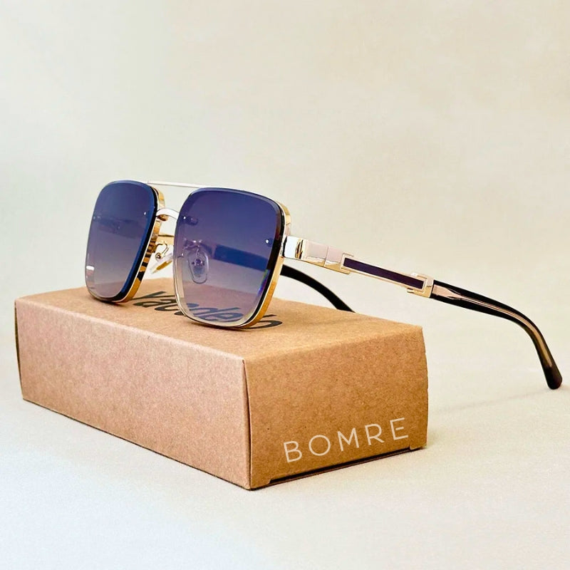 Lunettes De Soleil Monture Numéro 9 Style Route Avec Acier Moderne Verres Dégradé UV400 Léger Confort Antirayures