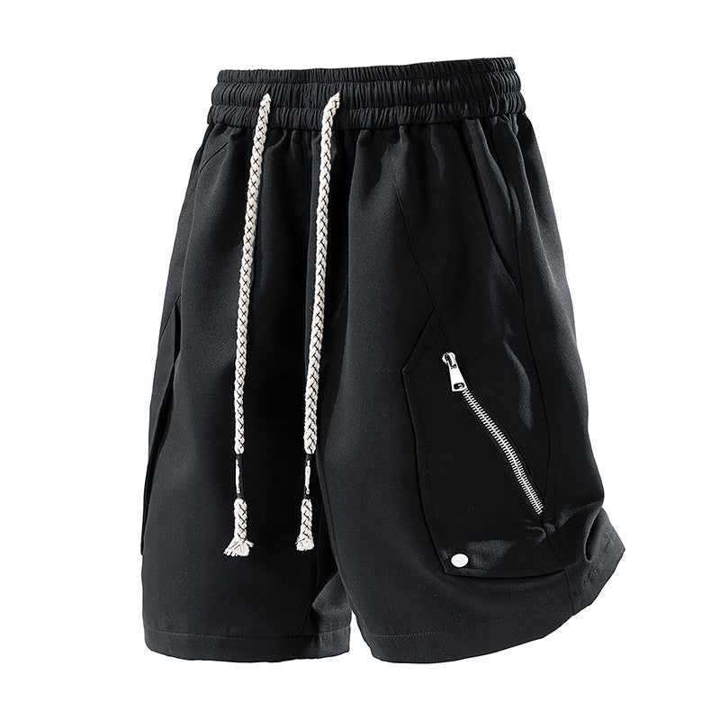 Shorts Halden Respirants Avec Poches Zip Supplémentaires Et Ceinture Élastique Pour Activités Sportives Et Sorties