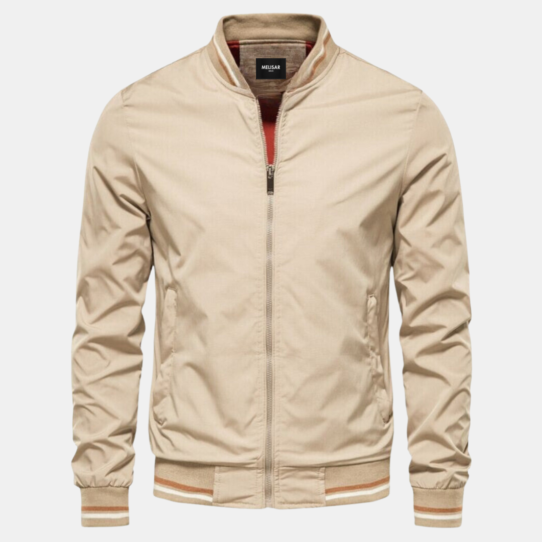 Veste Bomber Flair Nordique Pour Homme Léger Durable Avec Poignets Côtelés Essentiel Pour Automne