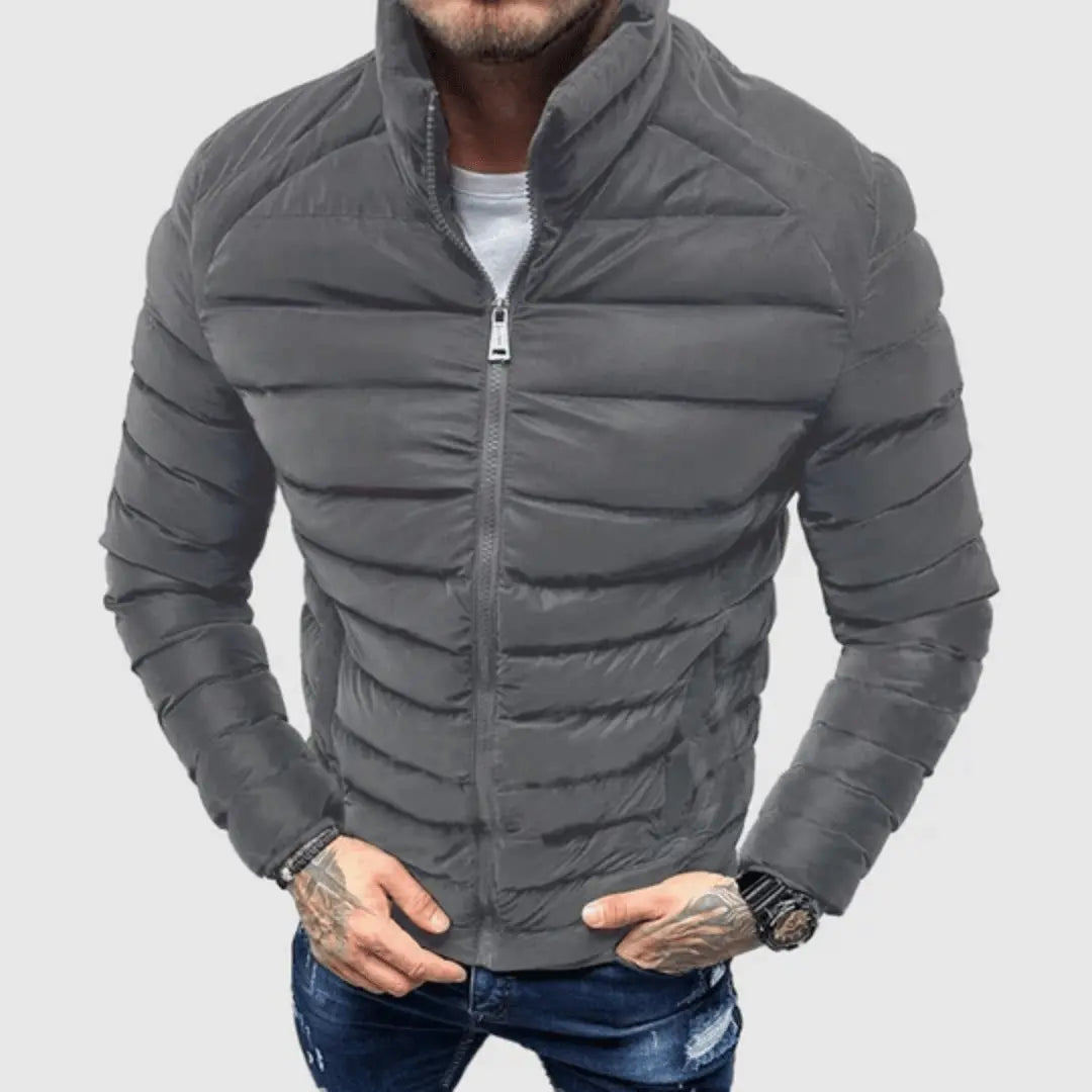 Doudoune Matelassée Dan Arborio En Duvet Premium Pour Une Coupe Moderne Affinée Et Confortable