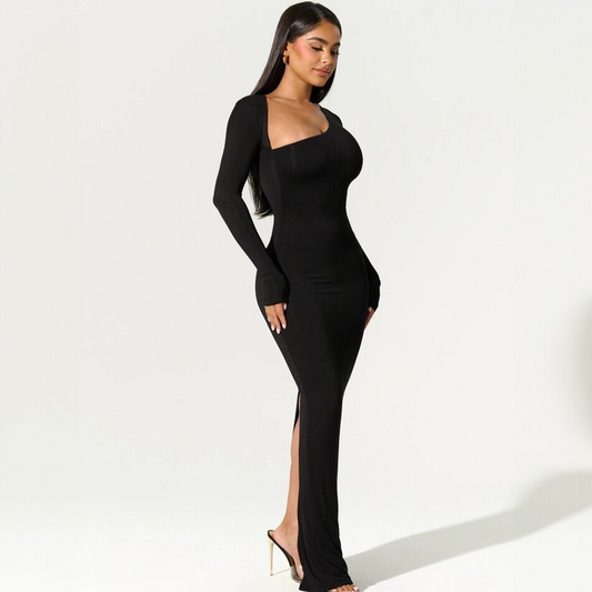 Figurbetontes Kleid mit langen Ärmeln von Katheryn
 - Krohn-e