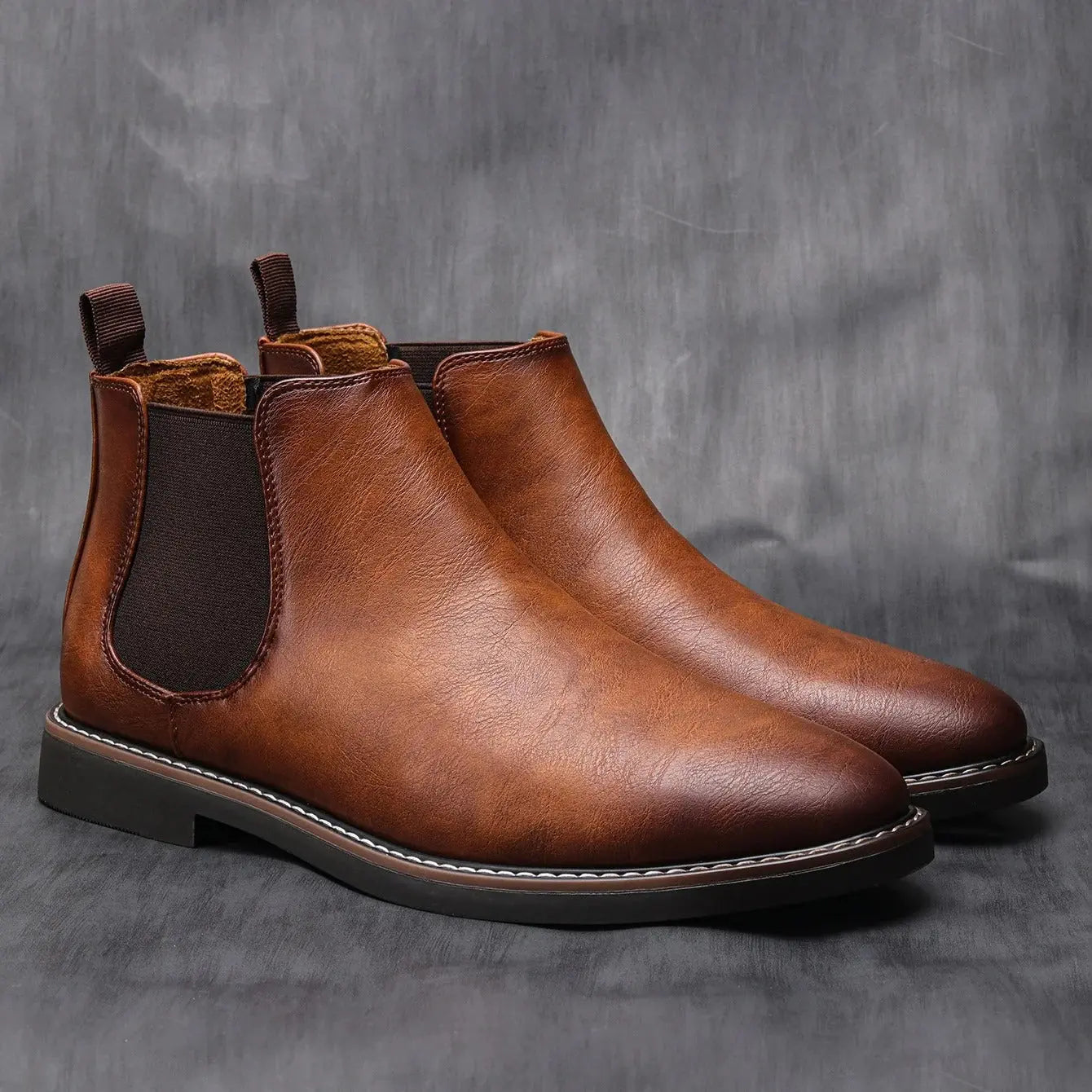 Bottes Chelsea En Cuir Harrison Waylynn Pour Hommes Et Femmes Confortables Et Polyvalentes Pour Le Quotidien