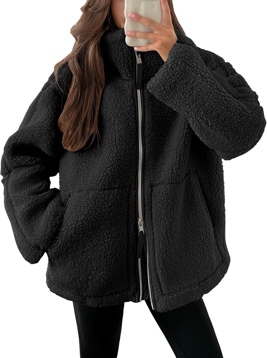 Veste Zip Pour Femme En Laine Mélangée Chaude Et Confortable Avec Coupe Moderne Indispensable Pour L Hiver