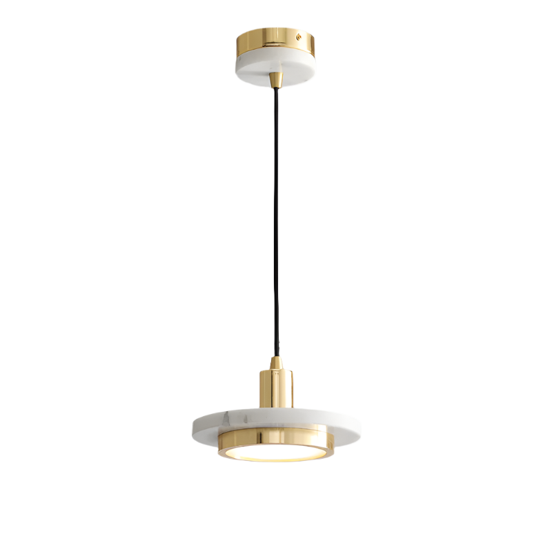Schlichte moderne Pendelleuchte aus Marmor