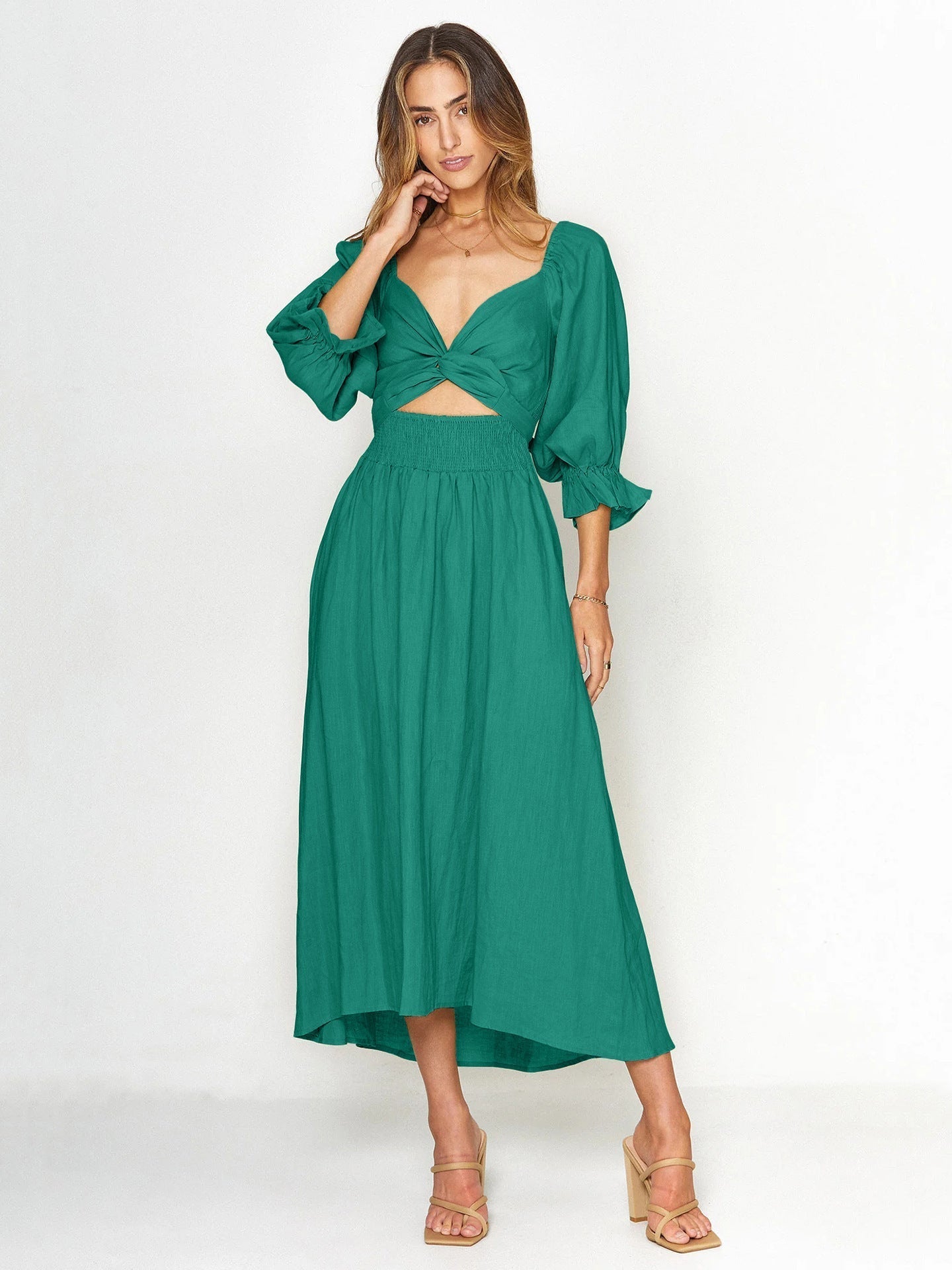 Elegantes Kleid von Fudus mit Bindegürtel