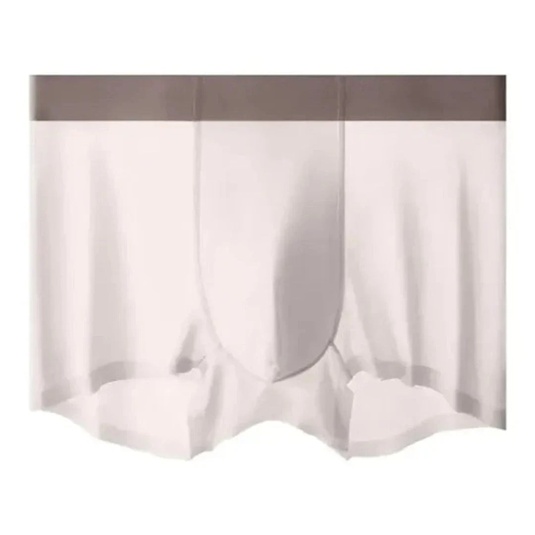 Set De 4 Boxers Pour Homme En Soie Glacée Antibactérienne Ultra Fin Et Respirant Amawinc