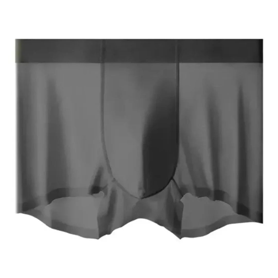 Set De 4 Boxers Pour Homme En Soie Glacée Antibactérienne Ultra Fin Et Respirant Amawinc
