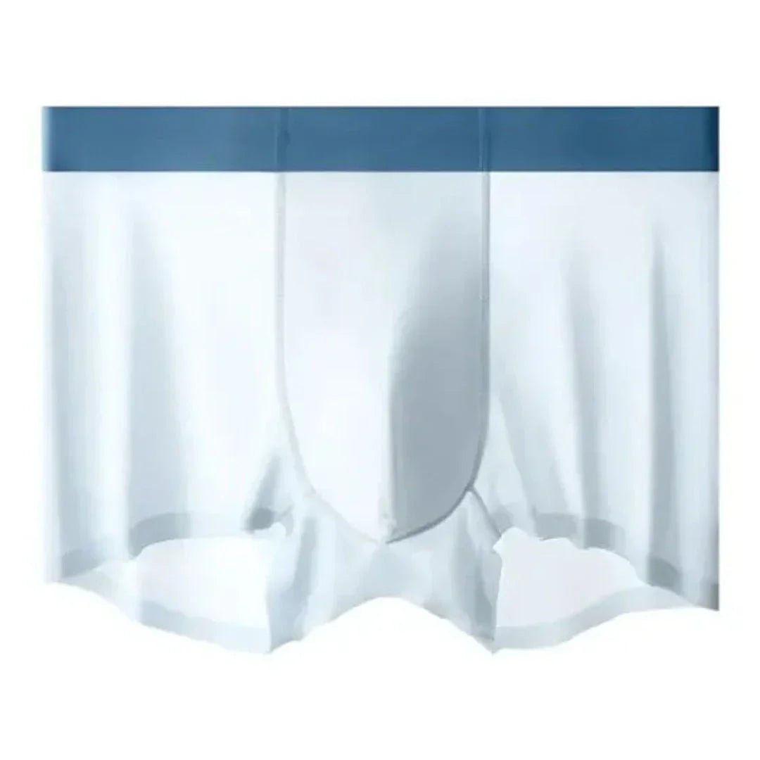 Set De 4 Boxers Pour Homme En Soie Glacée Antibactérienne Ultra Fin Et Respirant Amawinc