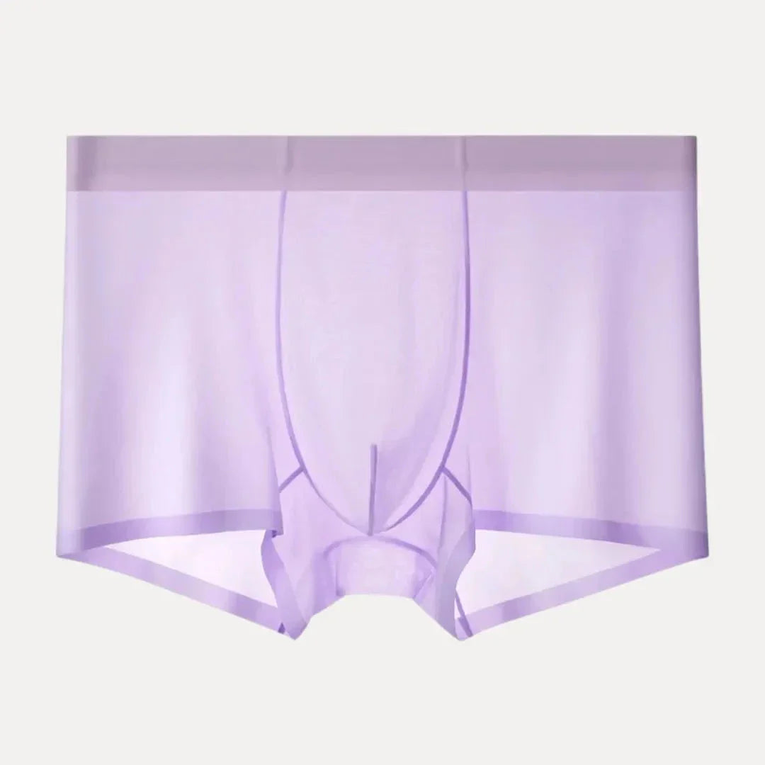 Ensemble De 4 Boxers Homme En Soie Glacée Ultra Minces Respirants À Séchage Rapide Confort