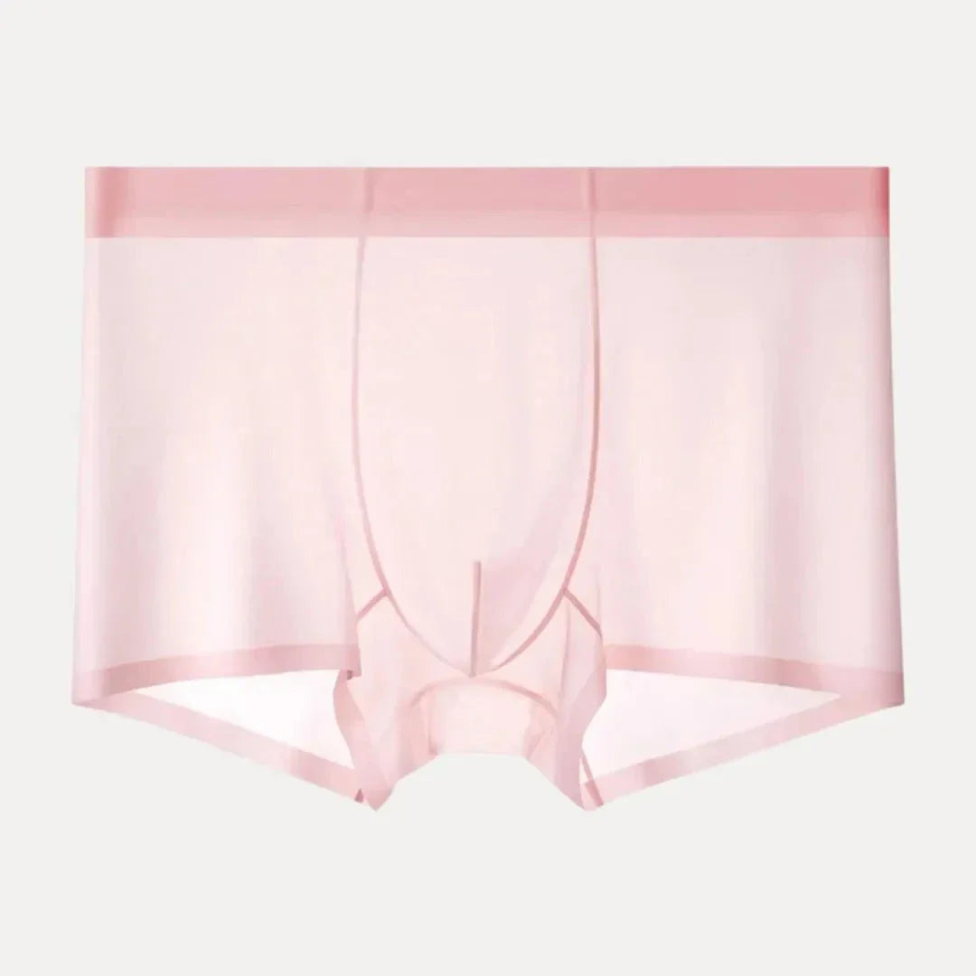 Ensemble De 4 Boxers Homme En Soie Glacée Ultra Minces Respirants À Séchage Rapide Confort
