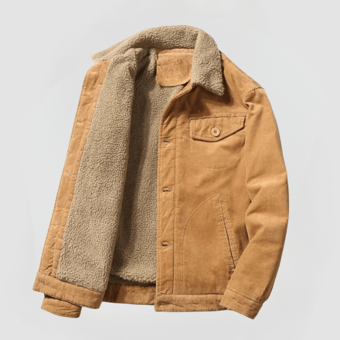 DIETRICH Cordjacke mit Fleecefutter