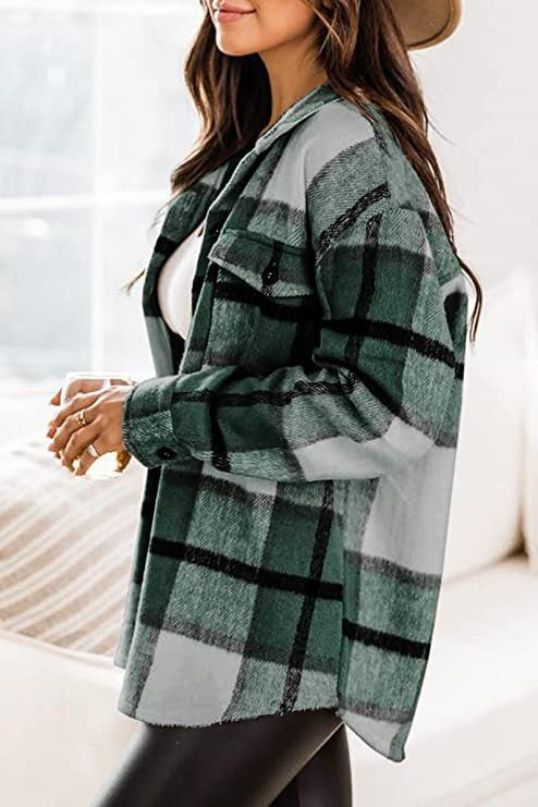 Chemise Femme En Flanelle Douce À Carreaux Nordic Flair Boutonnage Classique Et Manches Longues