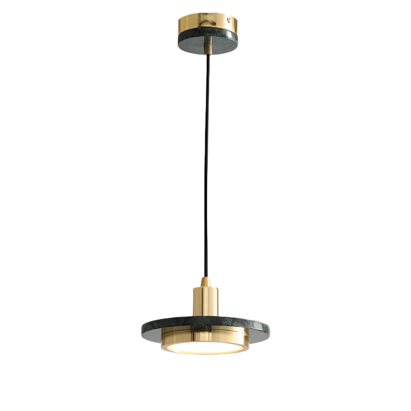 Schlichte moderne Pendelleuchte aus Marmor