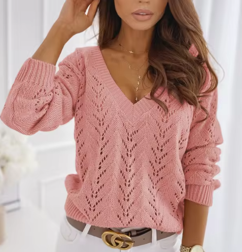 Damen-Oversize-Strickpullover Vanna