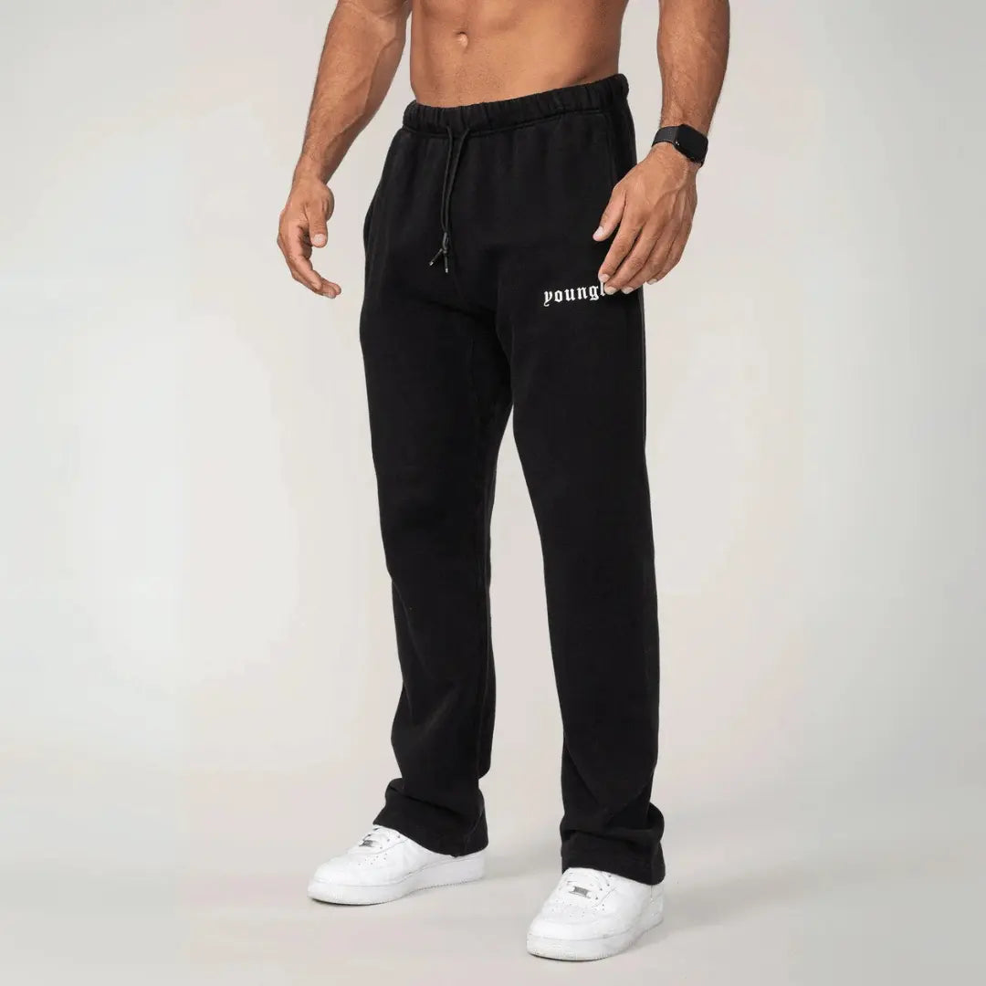 Waylynn Pantalon De Survêtement Classique Pour Homme Avec Taille Elastique Cordon Doux Tissu Polaire Confort Quotidien
