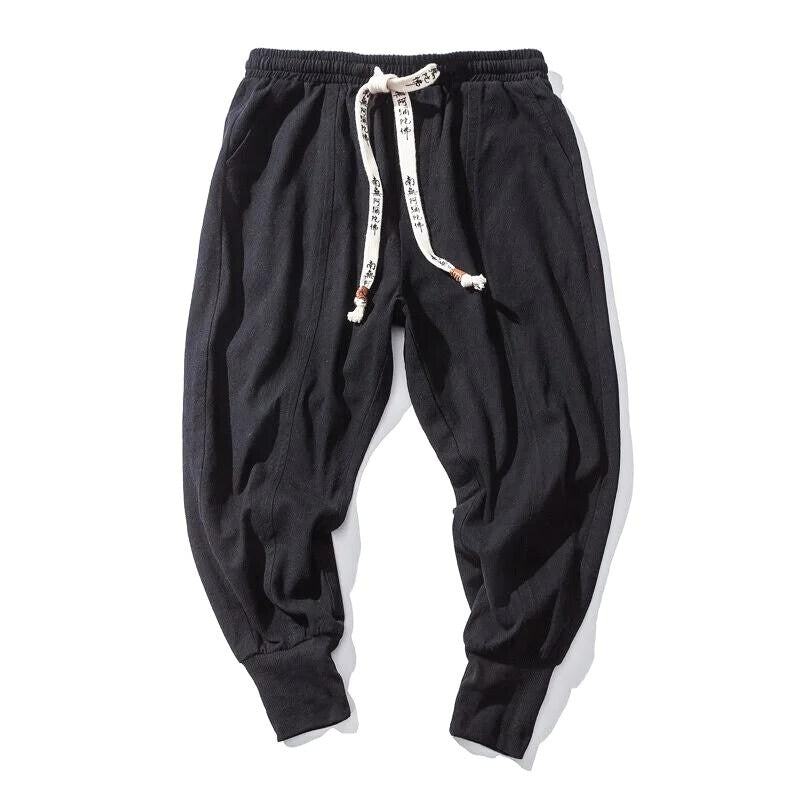 Mayfair Joggers Pantalon De Jogging En Lin Et Coton Luxueux Héritage Coréen Et Design Moderne