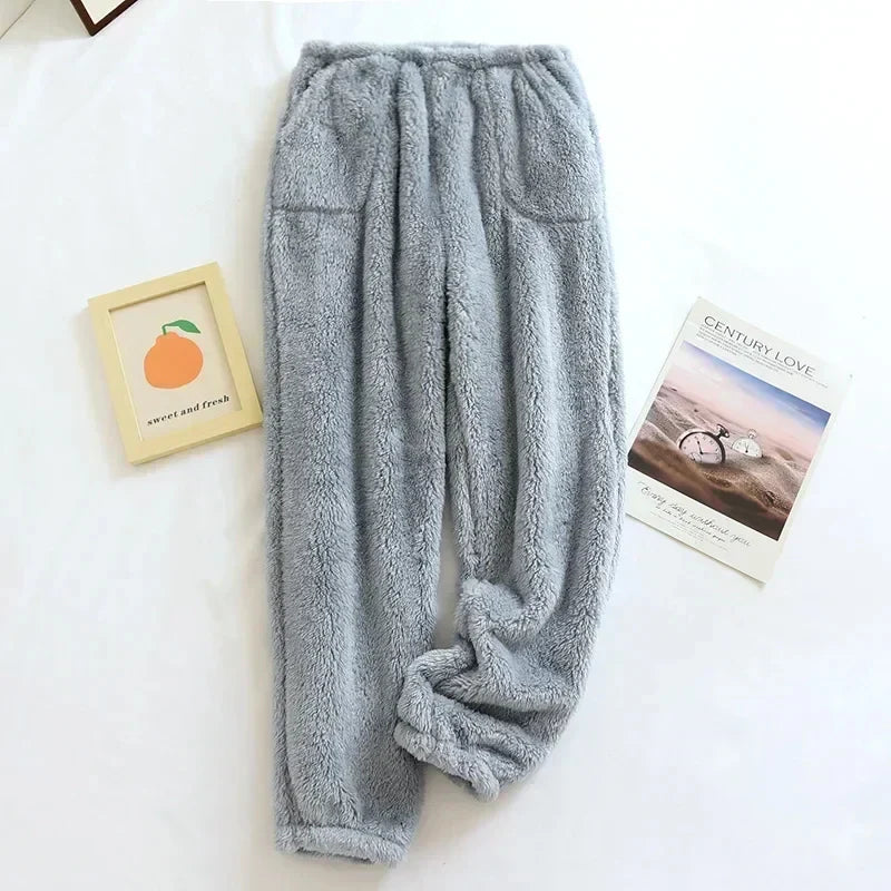 Isla Pantalon Pyjama Coupe Décontractée Avec Taille Élastique Poches Confortables Ourlets Décontractés