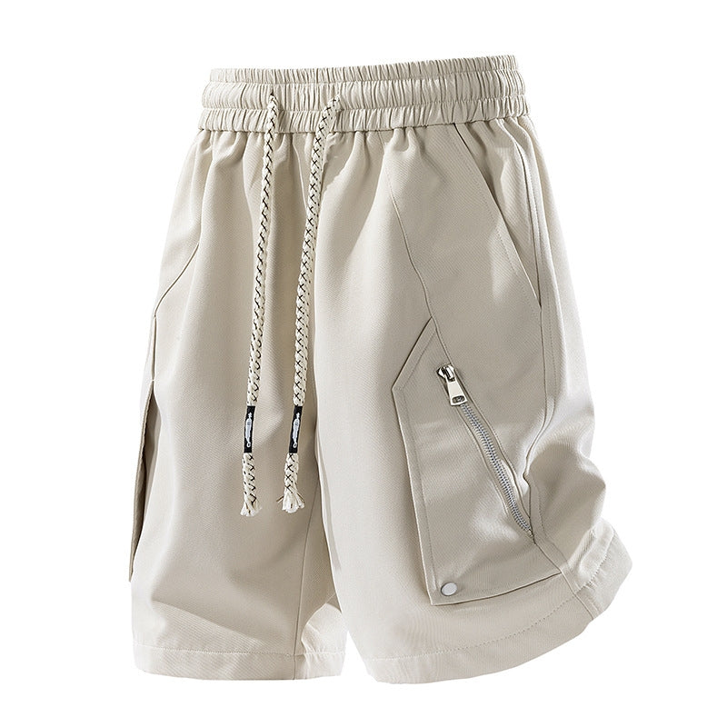 Shorts Halden Respirants Avec Poches Zip Supplémentaires Et Ceinture Élastique Pour Activités Sportives Et Sorties