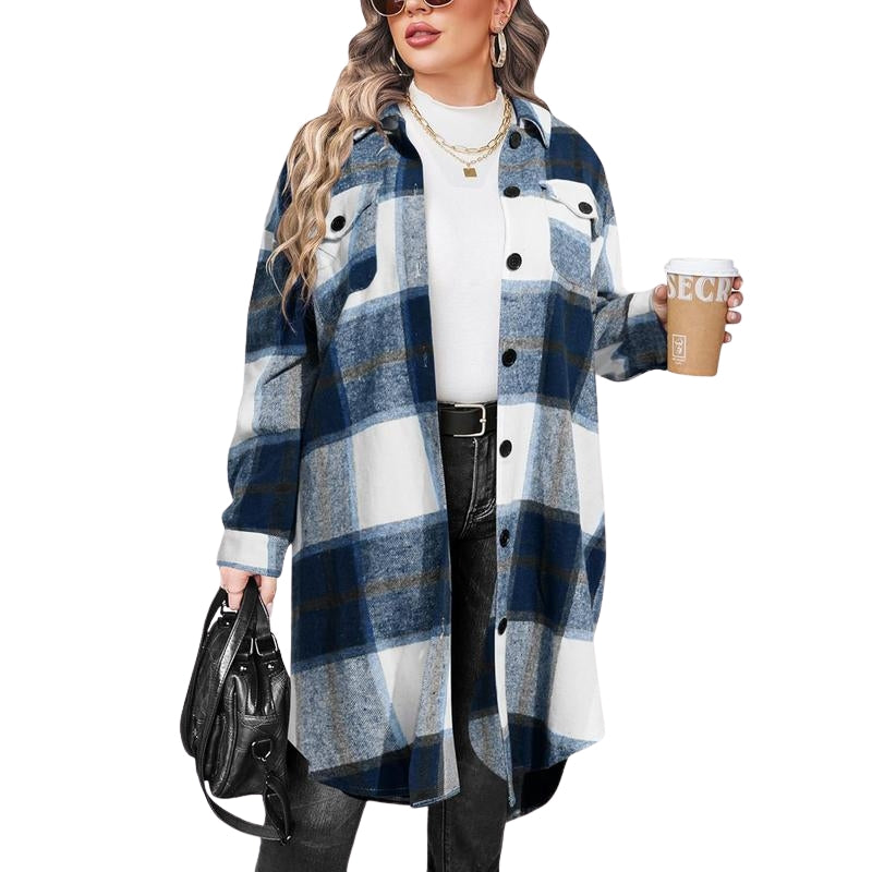 Chemise Flanelle À Carreaux Pour Taille Plus Chaude Légère Et Confortable Avec Coupe Décontractée Pour Le Port Quotidien