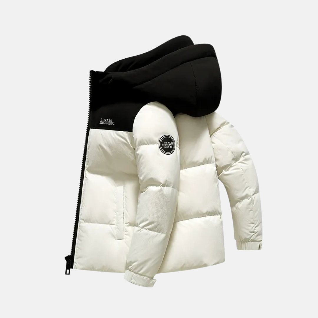 Doudoune Matelassée À Capuche Pour Homme Coupe Décontractée Isolation Thermique Zip Complet Nordisk Flair