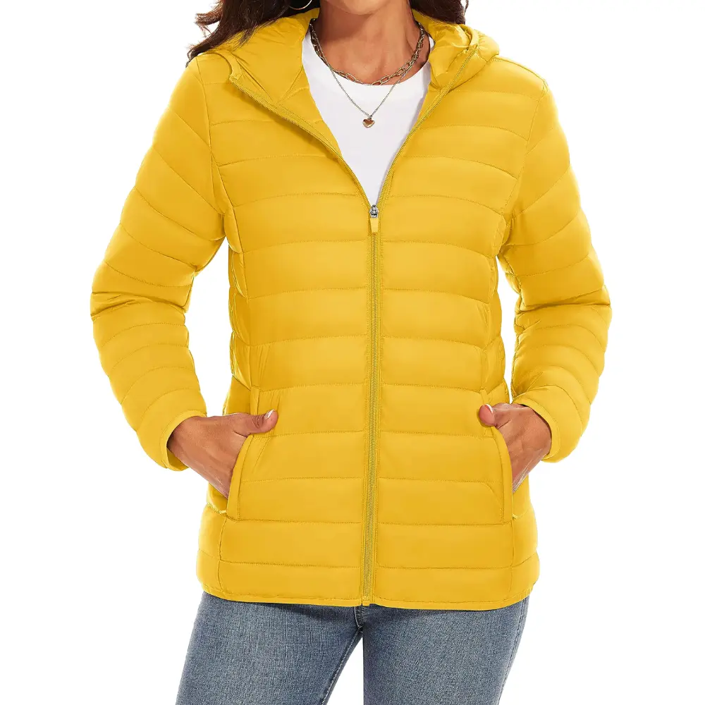 Doudoune Matelassée Chaude Pour Femmes Chloe Avec Capuche Design Matelassée Doublure Isolante Léger