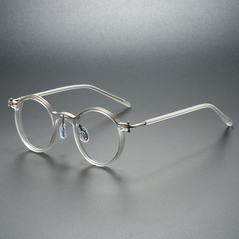 Calen Lunettes De Lecture Ronde En Acétate Confortables Verres Haute Définition Et Confort Toute La Journée