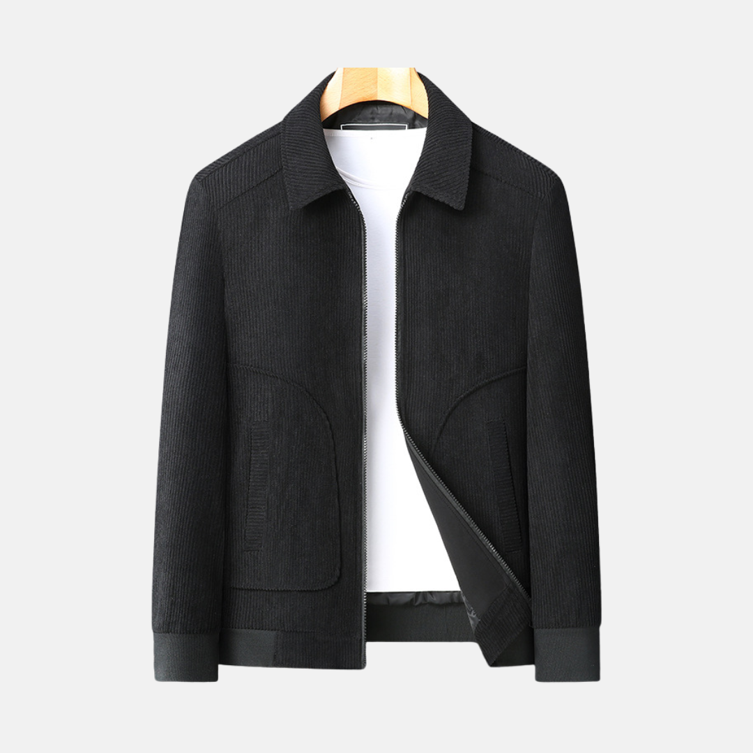 Veste En Velours Côtelé Pour Homme Coupe Ample Longueur Jusqu Aux Hanches Col Pointu Décontractée Chic Smart Casual