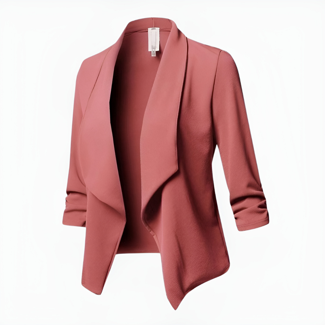 Samantha Veste Blazer Femme Décontractée Ouverte Pour Bureau Confort Élégance Professionnelle
